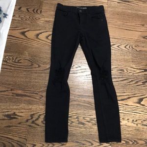 Express Jean legging knee ripped